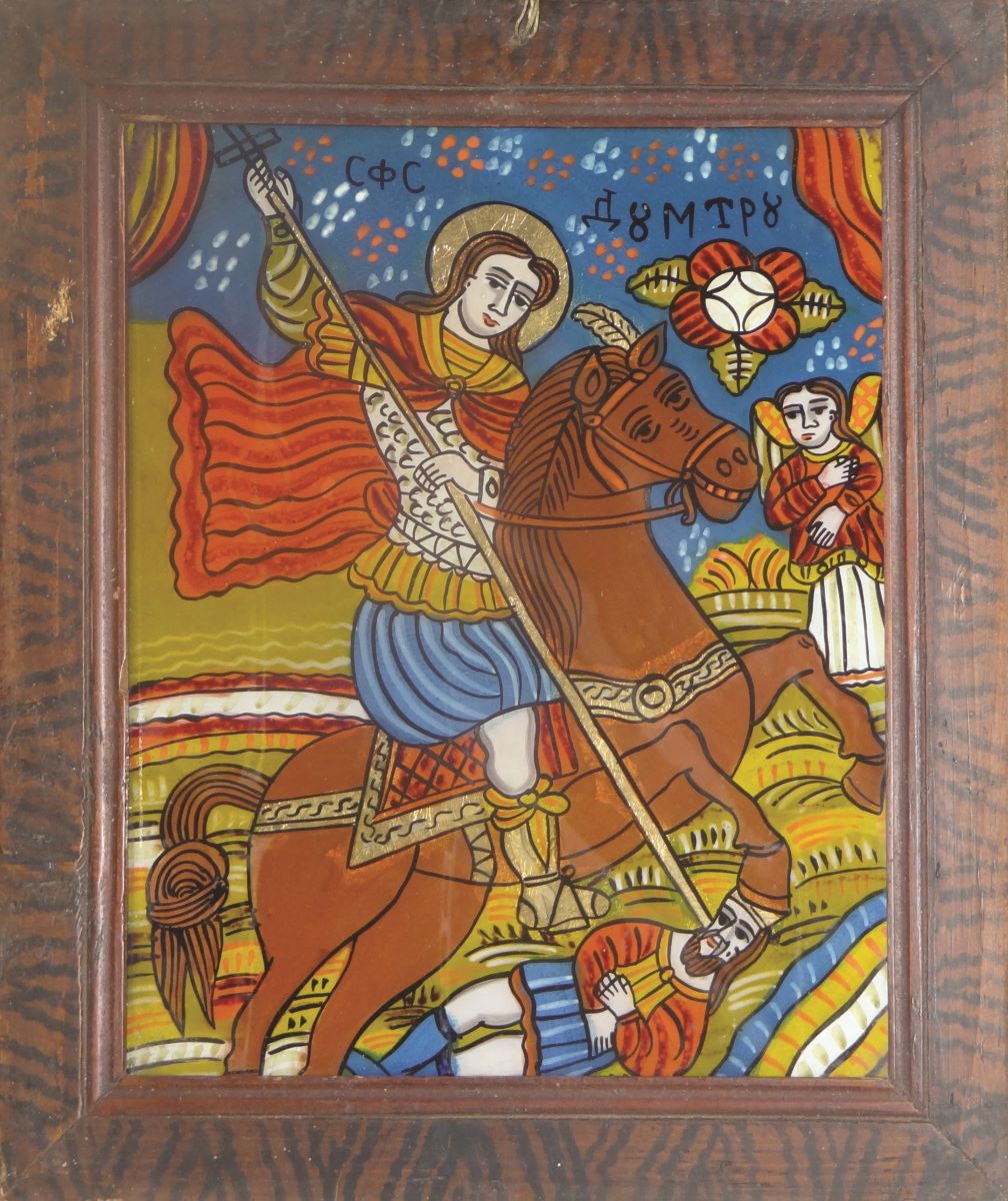 Sf. Mucenic Gheorghe, ucigând balaurul