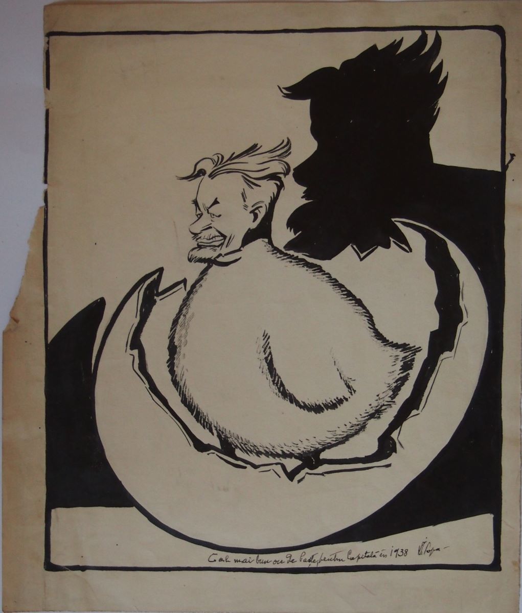 Caricatură Dem. Dobrescu