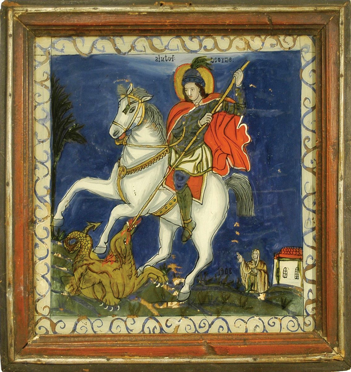 Sf. Mucenic Gheorghe, ucigând balaurul