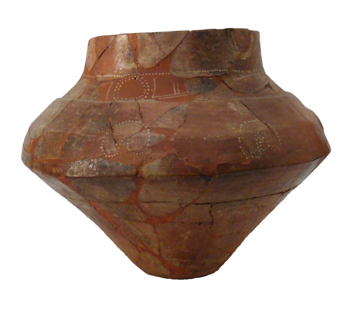 Vas bitronconic decorat