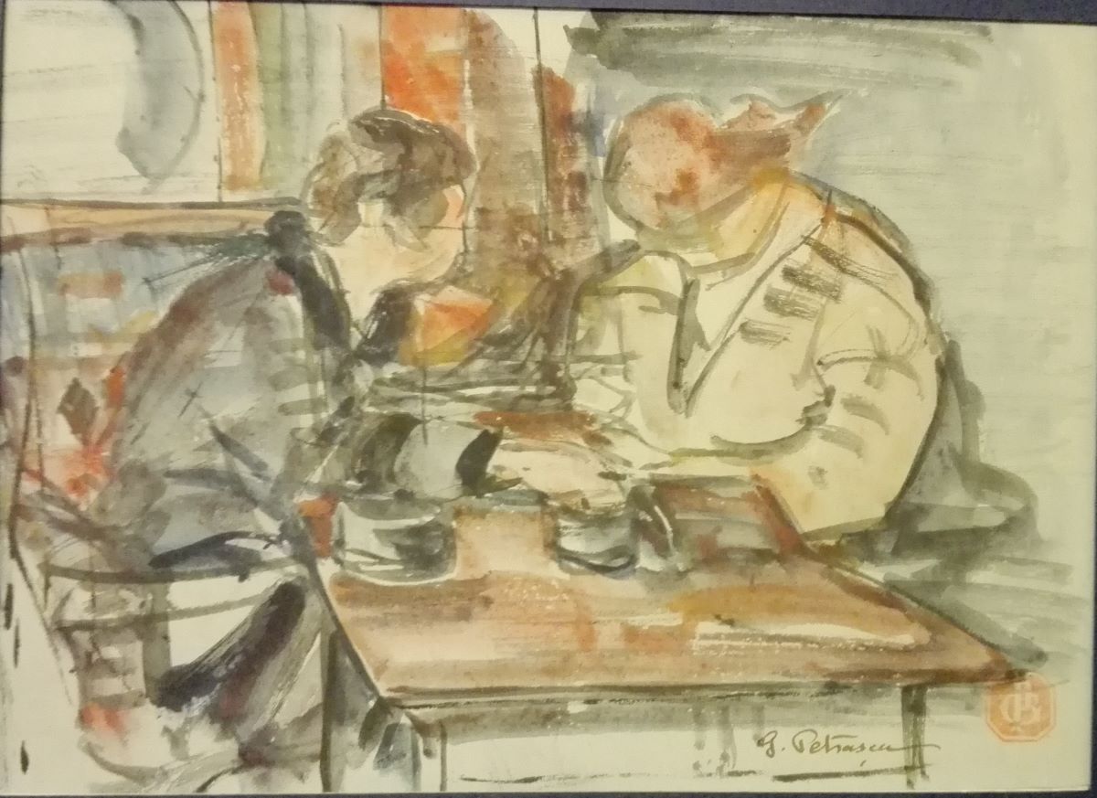Interior (cu două personaje)