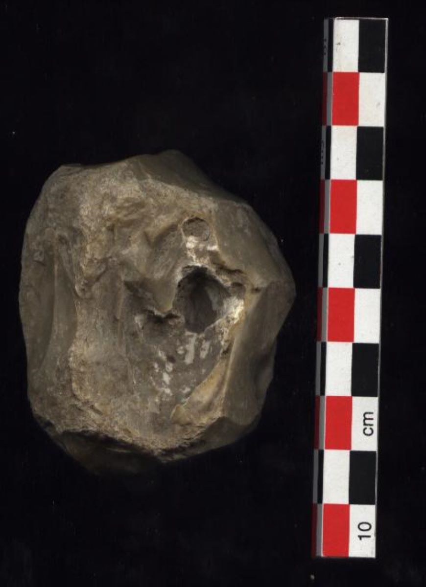 Nucleu oval de silex