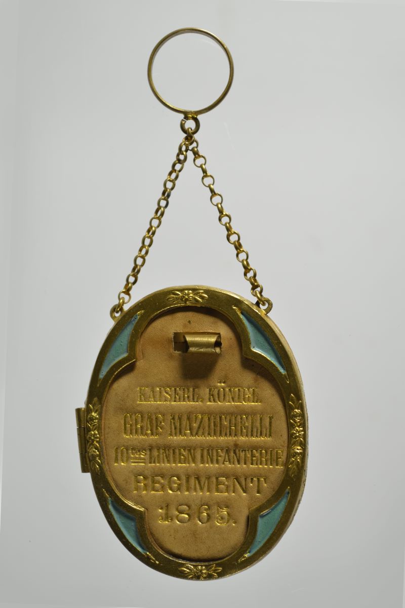 KAISERL. KÖNIGL./ GRAF MAZIICHELLI/ 10TES LINIEN INFANTERIE/ REGIMENT/ 1865