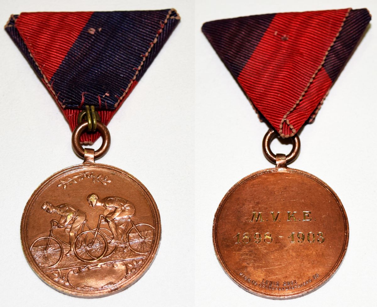 Medalie concurs de ciclism, 1903