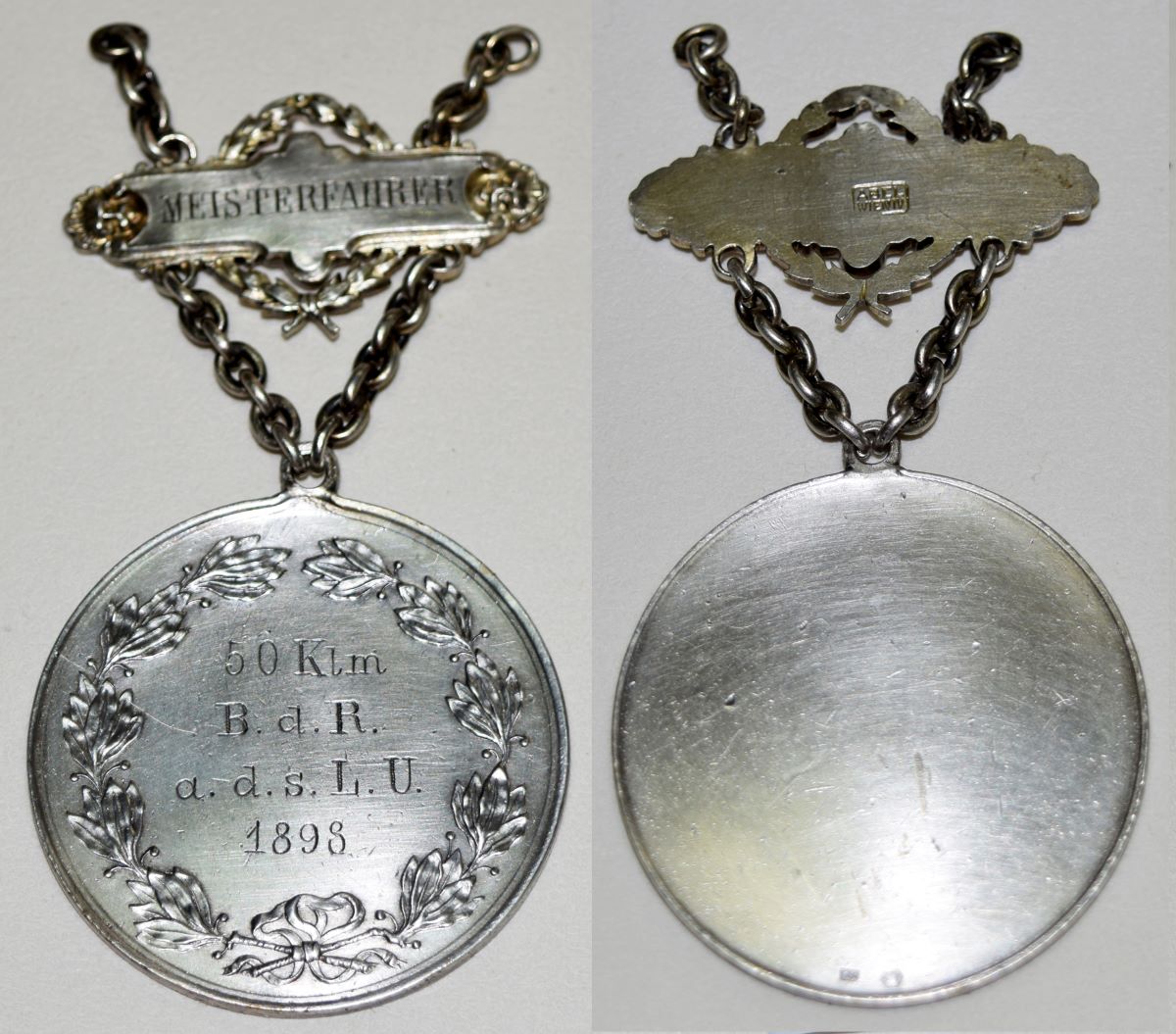 Medalie concurs de ciclism, 50 Km,1898