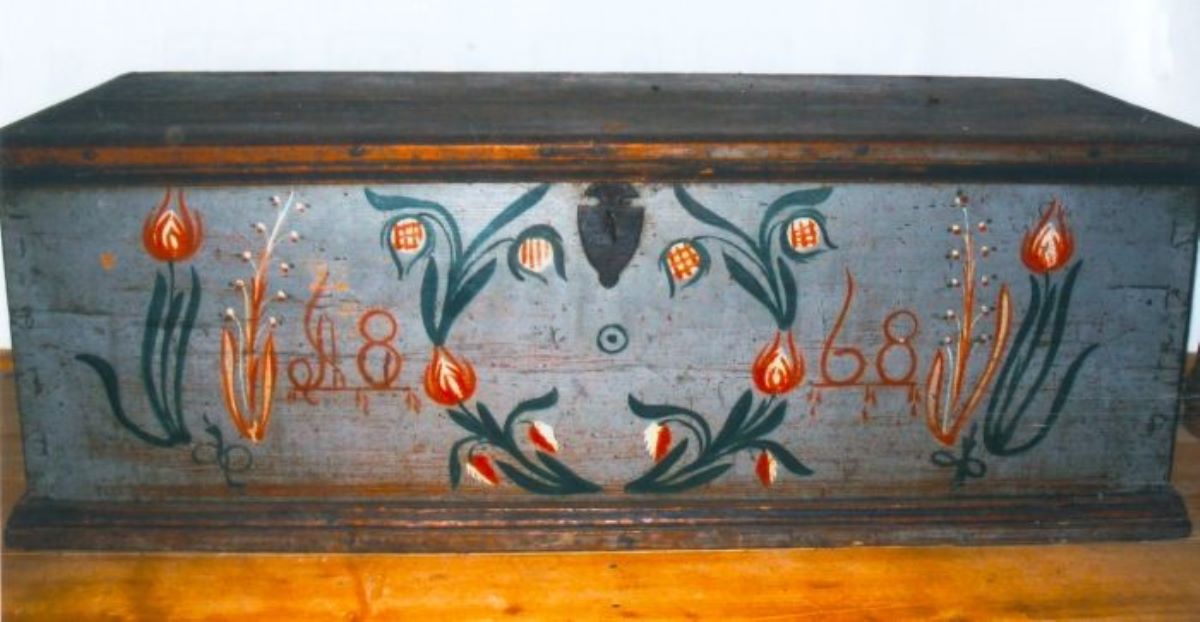 tulipántos láda