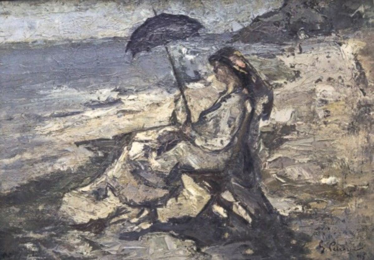 Femeie la mare