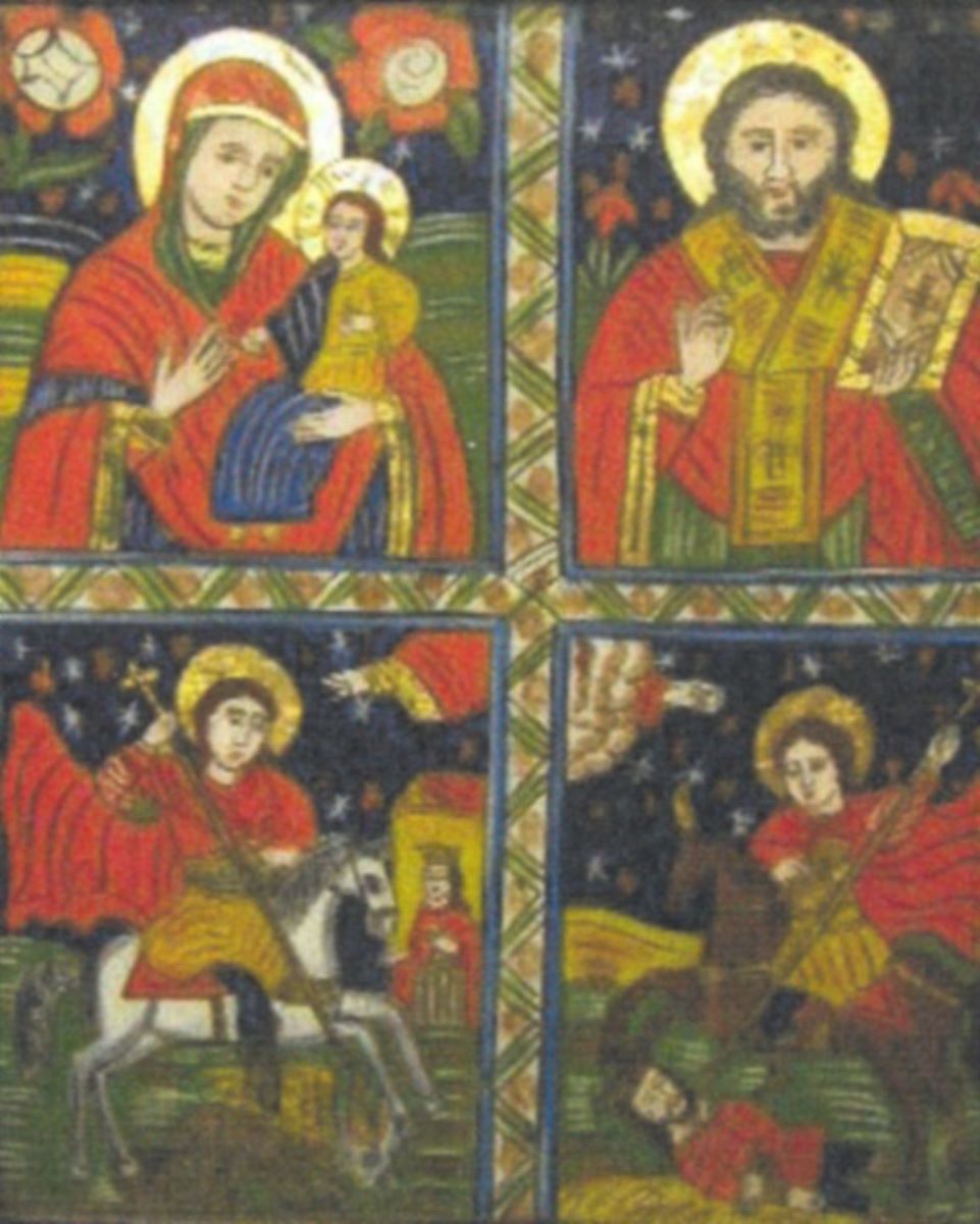 Maria, Sfântul Nicolae, Sfântul Gheorghe, Sfântul Dimitrie