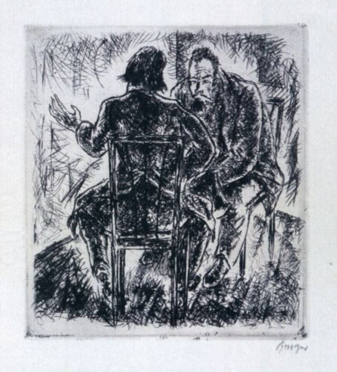 Ilustrație la „Sonata Kreutzer” de Lev Tolstoi