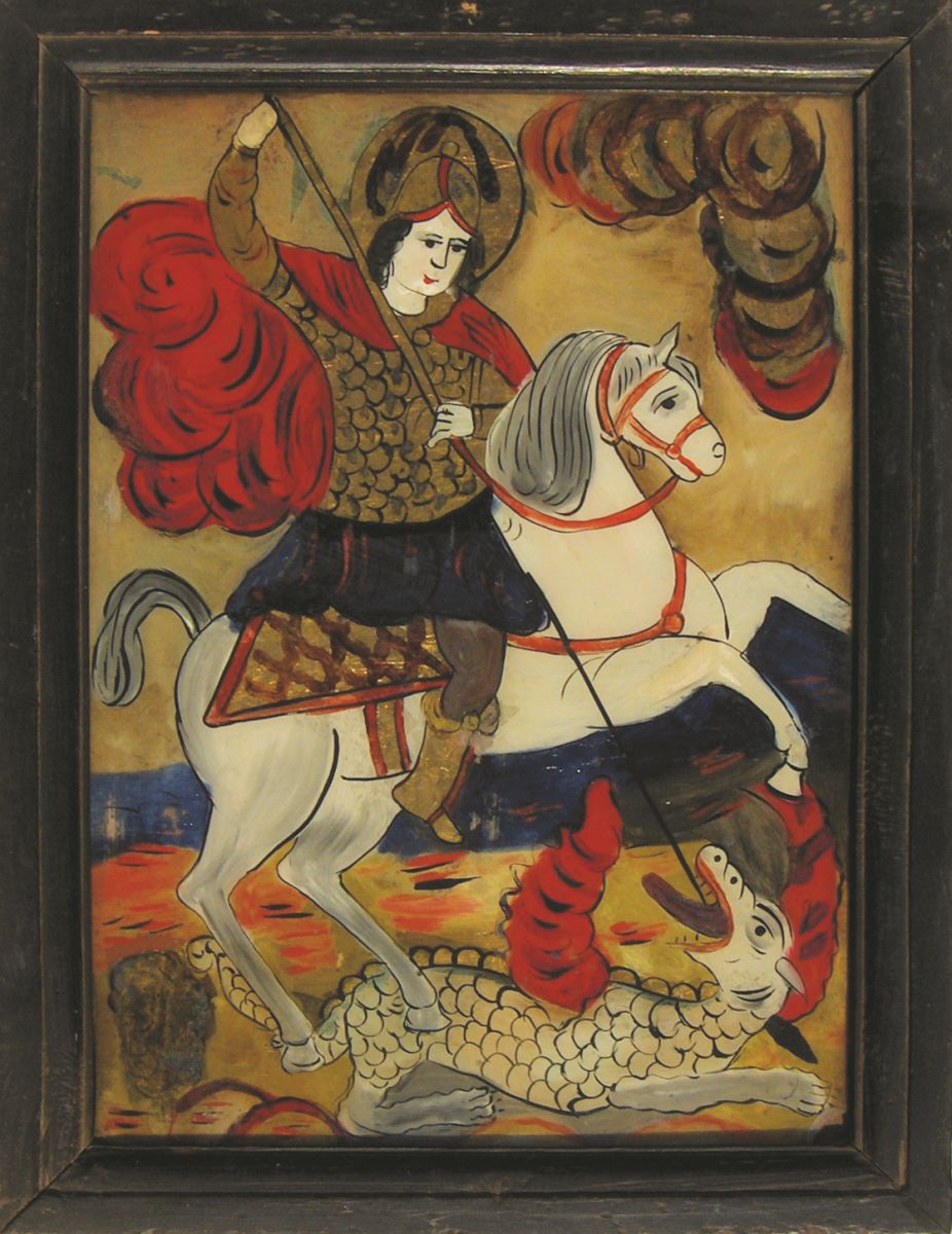 Sf. Mucenic Gheorghe, ucingând balaurul