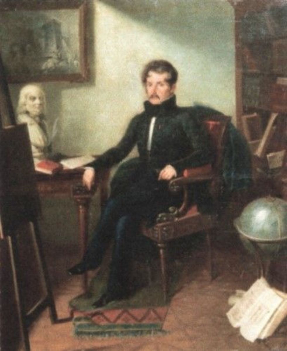 Portetul lui Gheorghe Asachi (Gheorghe Asachi în cabinetul de lucru)