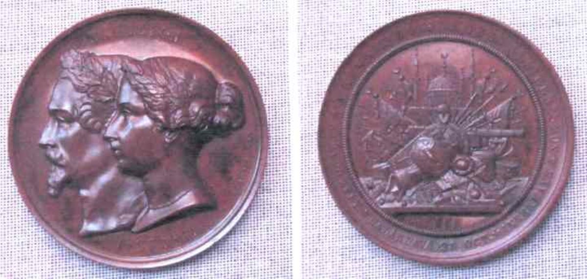 Împăratul Napoleon al III-lea și regina Victoria – Victoria armatelor franco-engleze în Crimeea, la Alma 20 septembrie, Balaklava 25 octombrie și Inkerman 5 noiembrie 1854