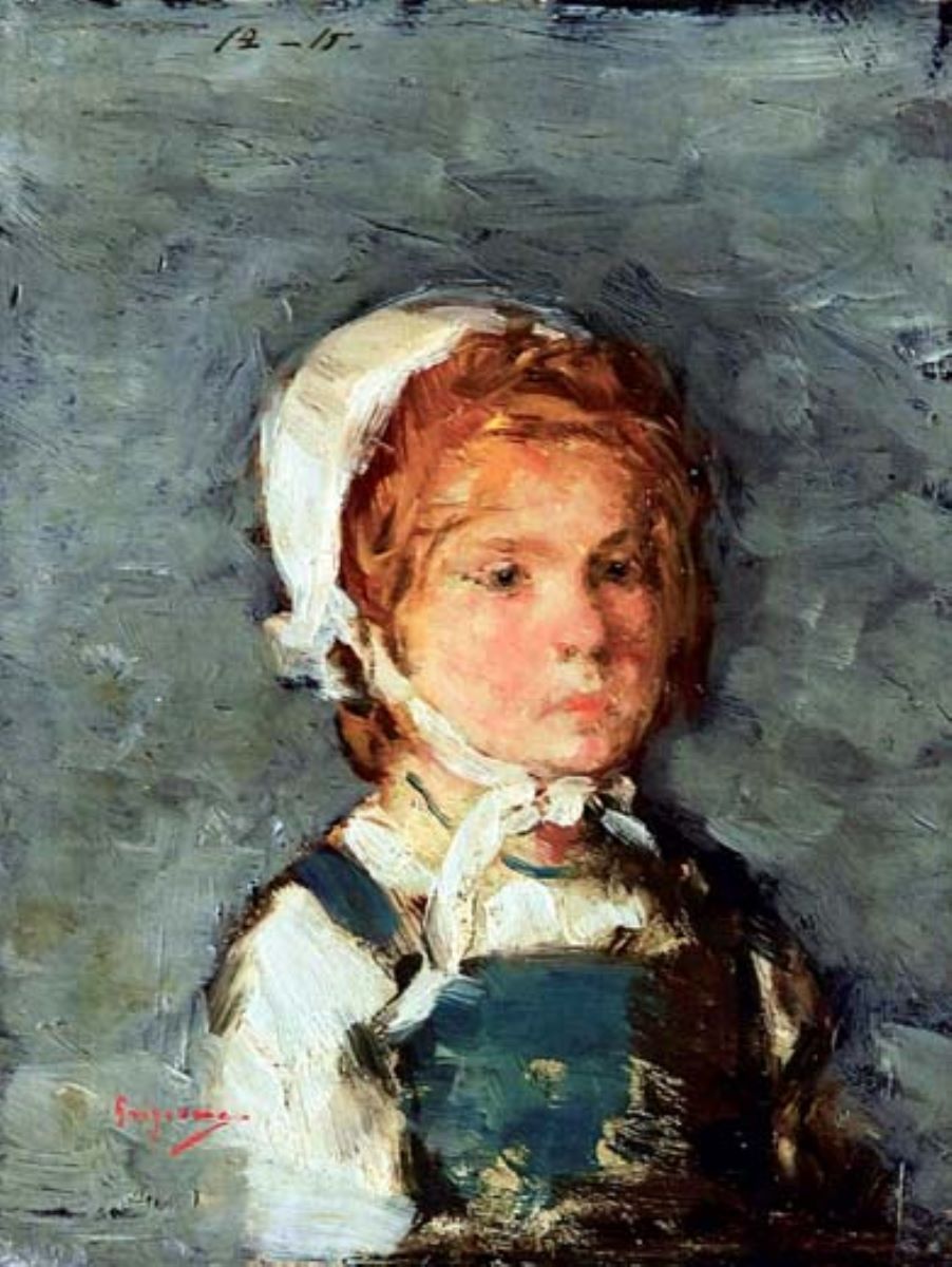 Portret de fetiță bretonă