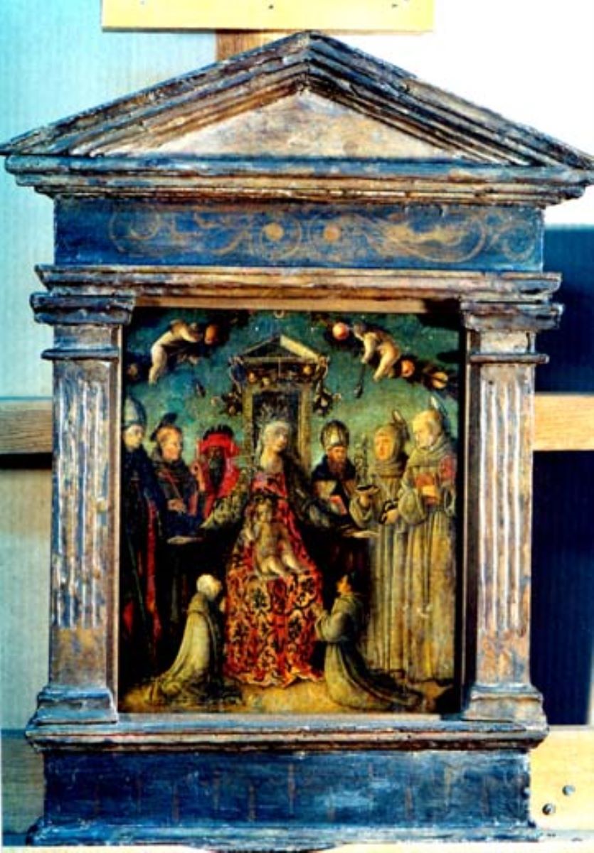 Madona cu Pruncul cu sfinți și donatori