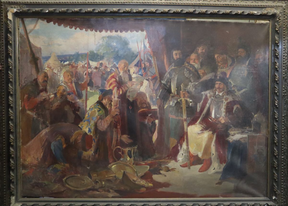 Ștefan cel Mare primind solii tătari