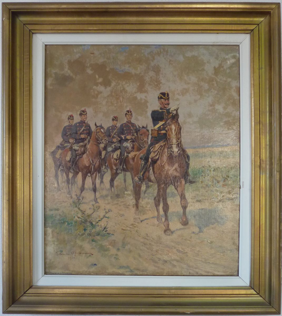 Grup de ostași călări