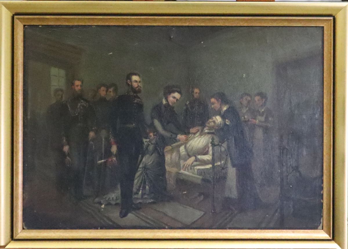 Decorarea primului rănit la 1877