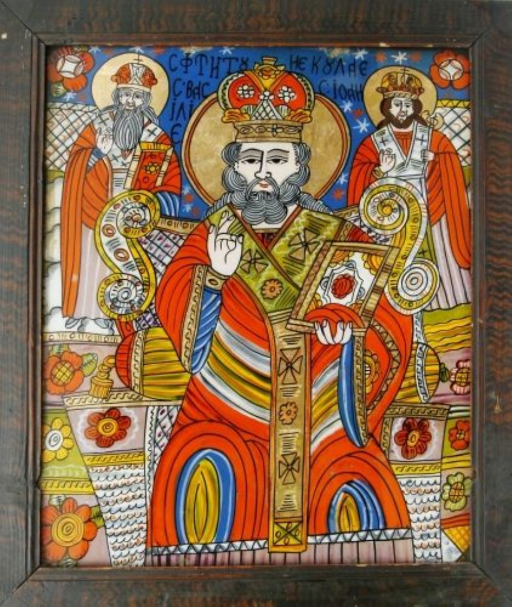 Sfântul Ierarh Nicolae (variantă a icoanei Sfânții Trei Ierarhi)