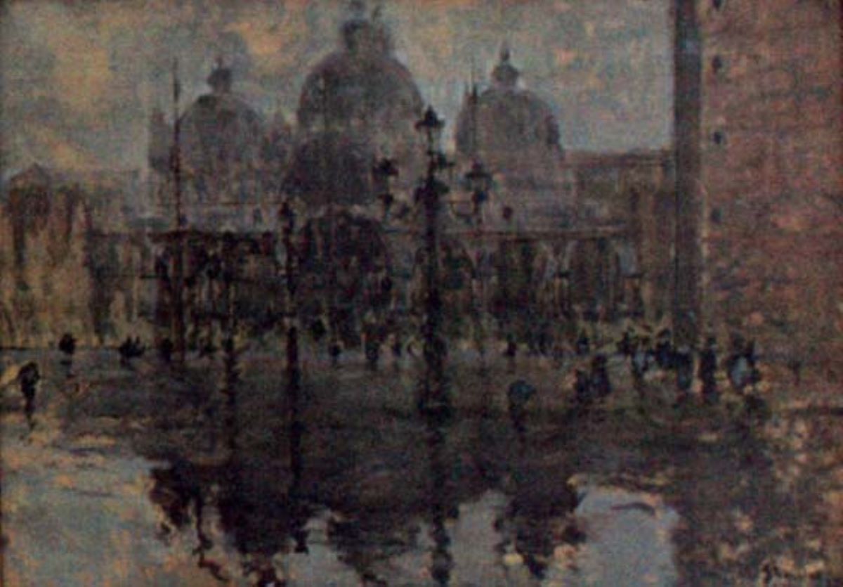 Piața San Marco pe ploaie