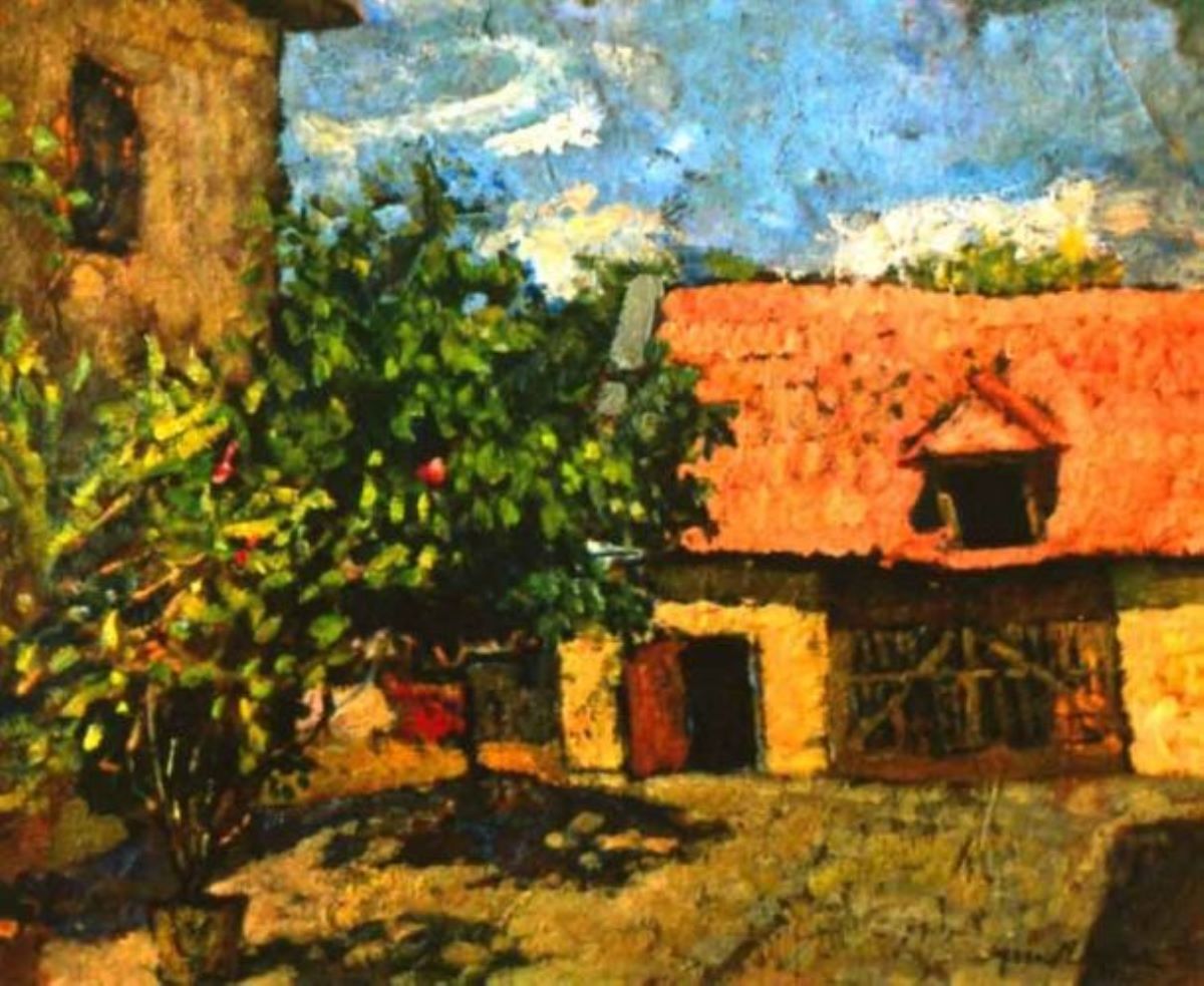 Interior de curte