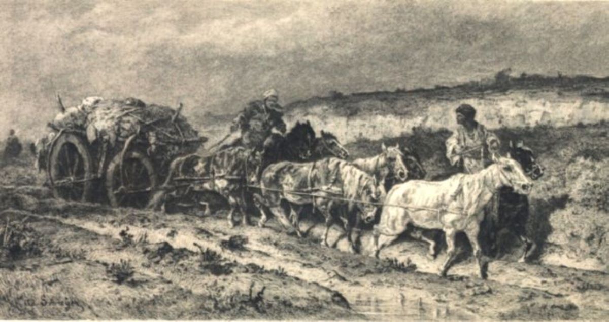 Wallachisches Fuhrwerk (Atelaj valah)