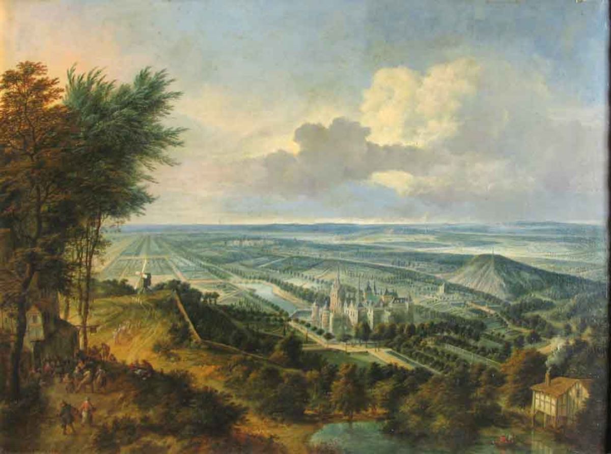 Peisaj englez cu castel