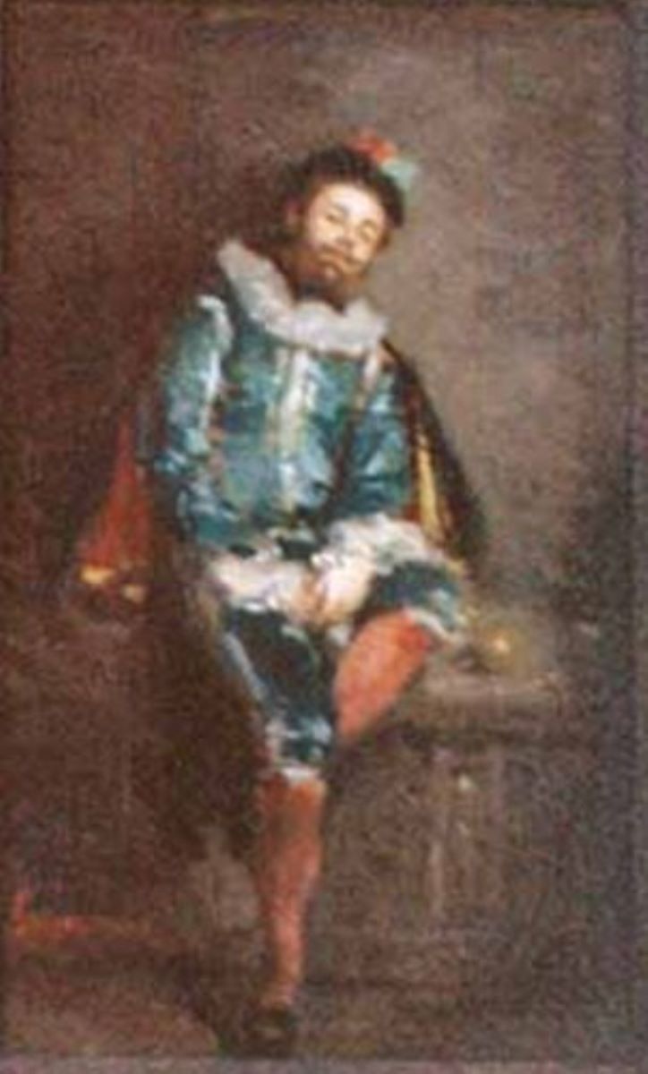 Bărbat costumat
