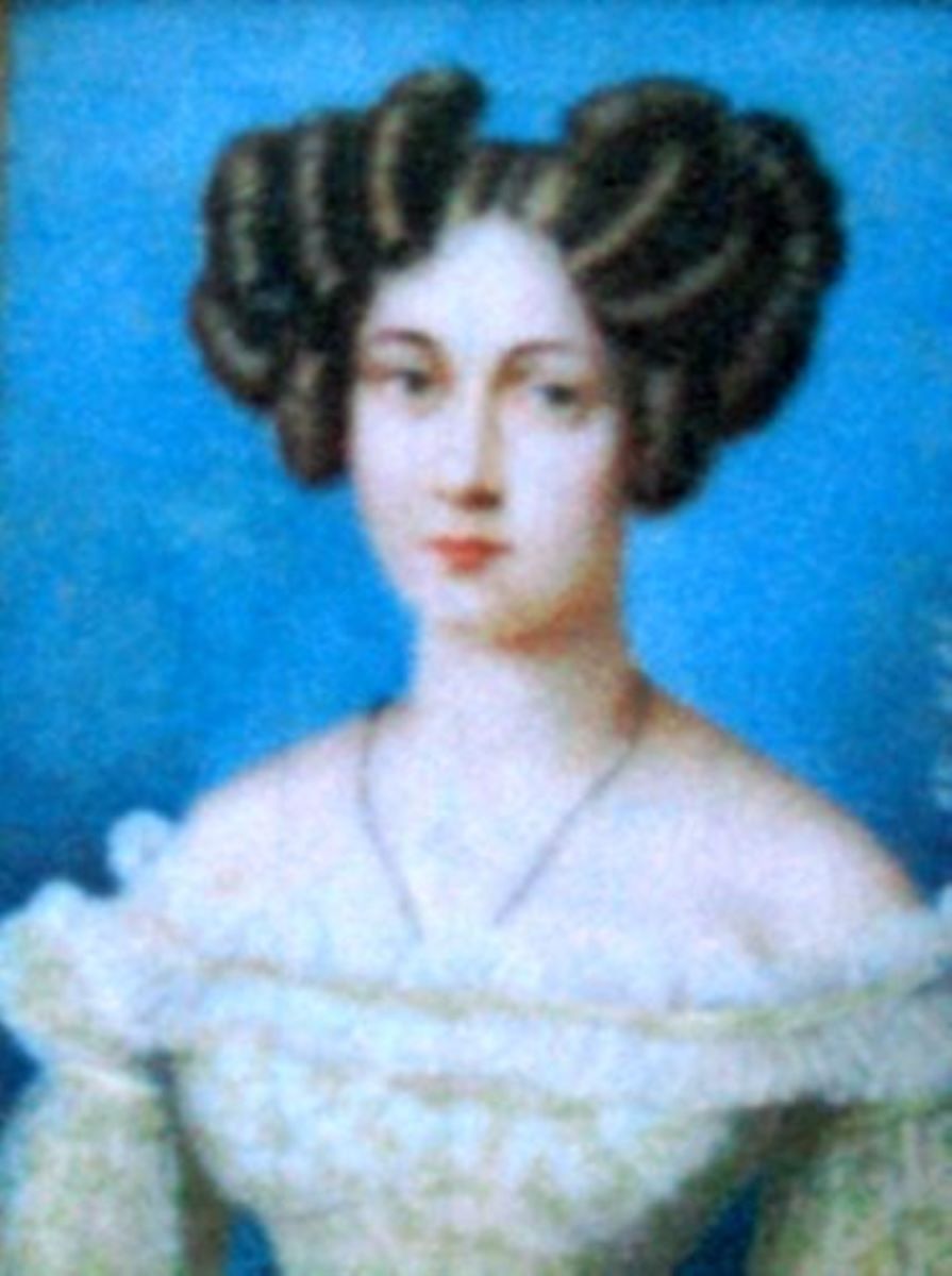 Portret de femeie în alb