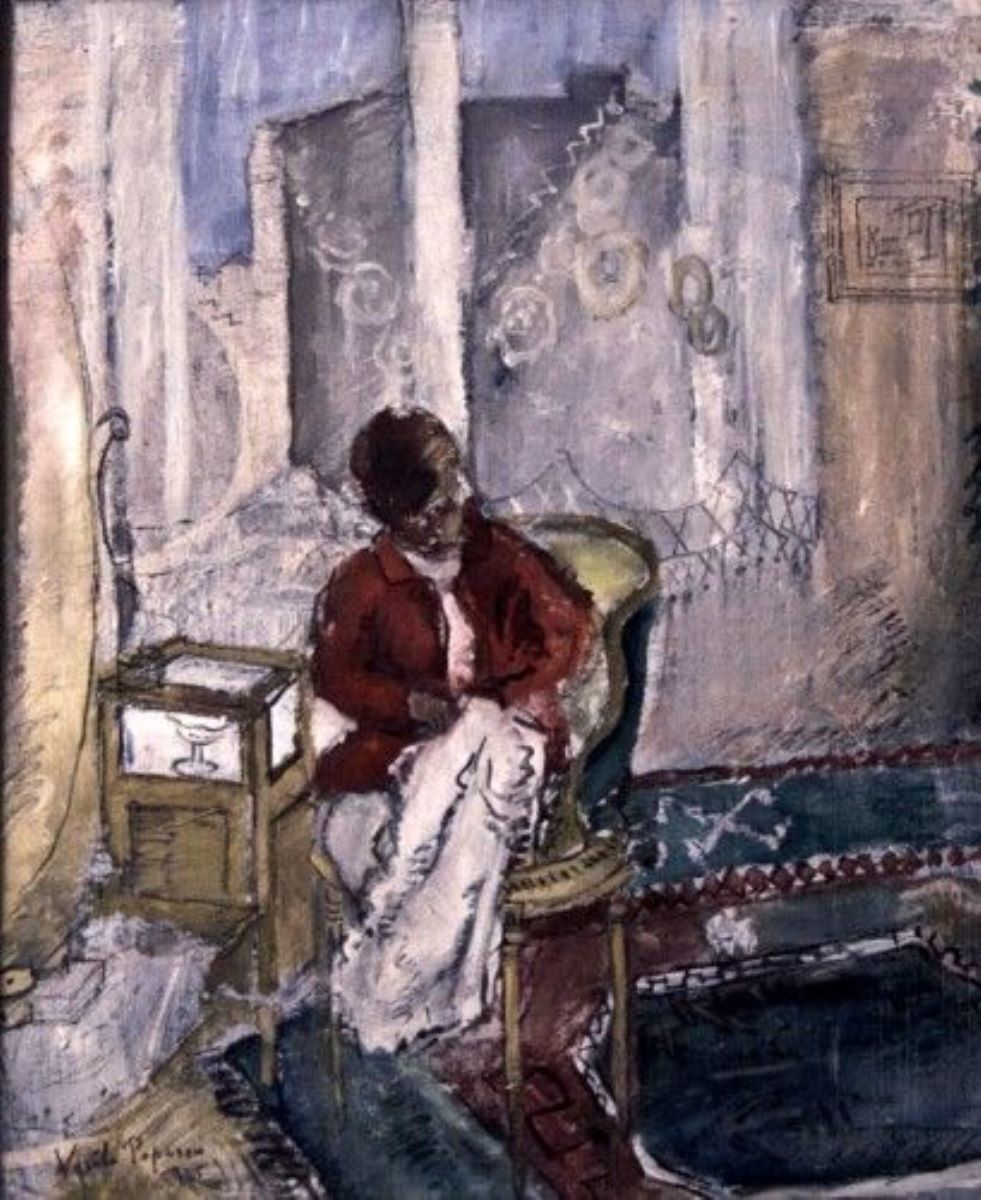 Fetiță în interior