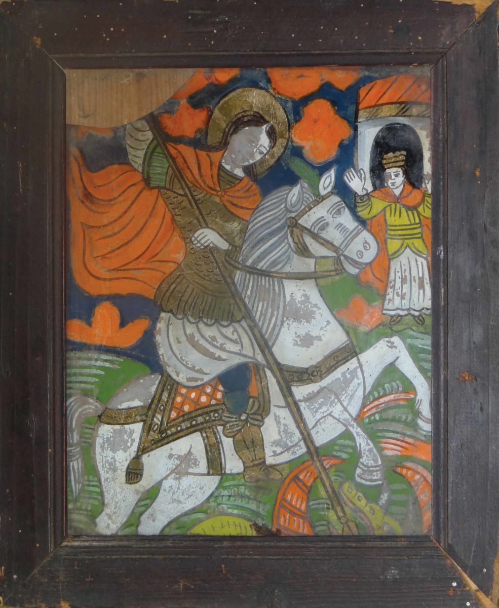 Sf. Mucenic Gheorghe, ucigând balaurul