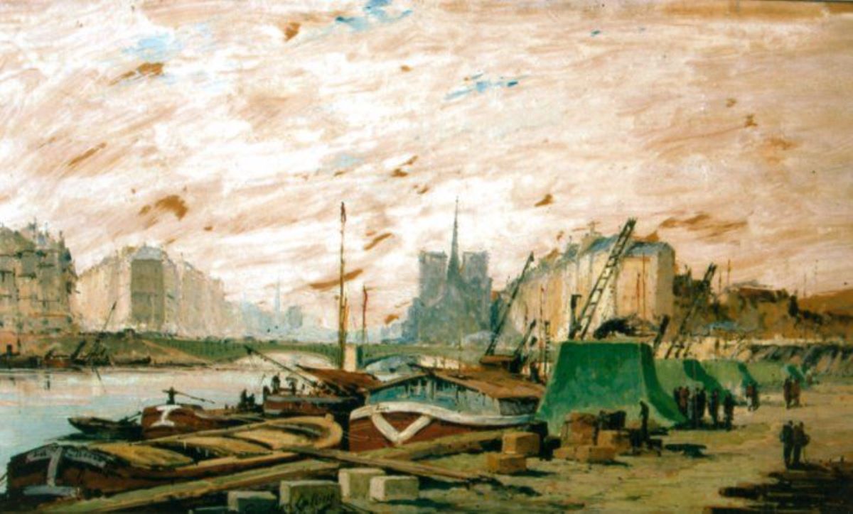 Cheiul Senei înspre Notre Dame