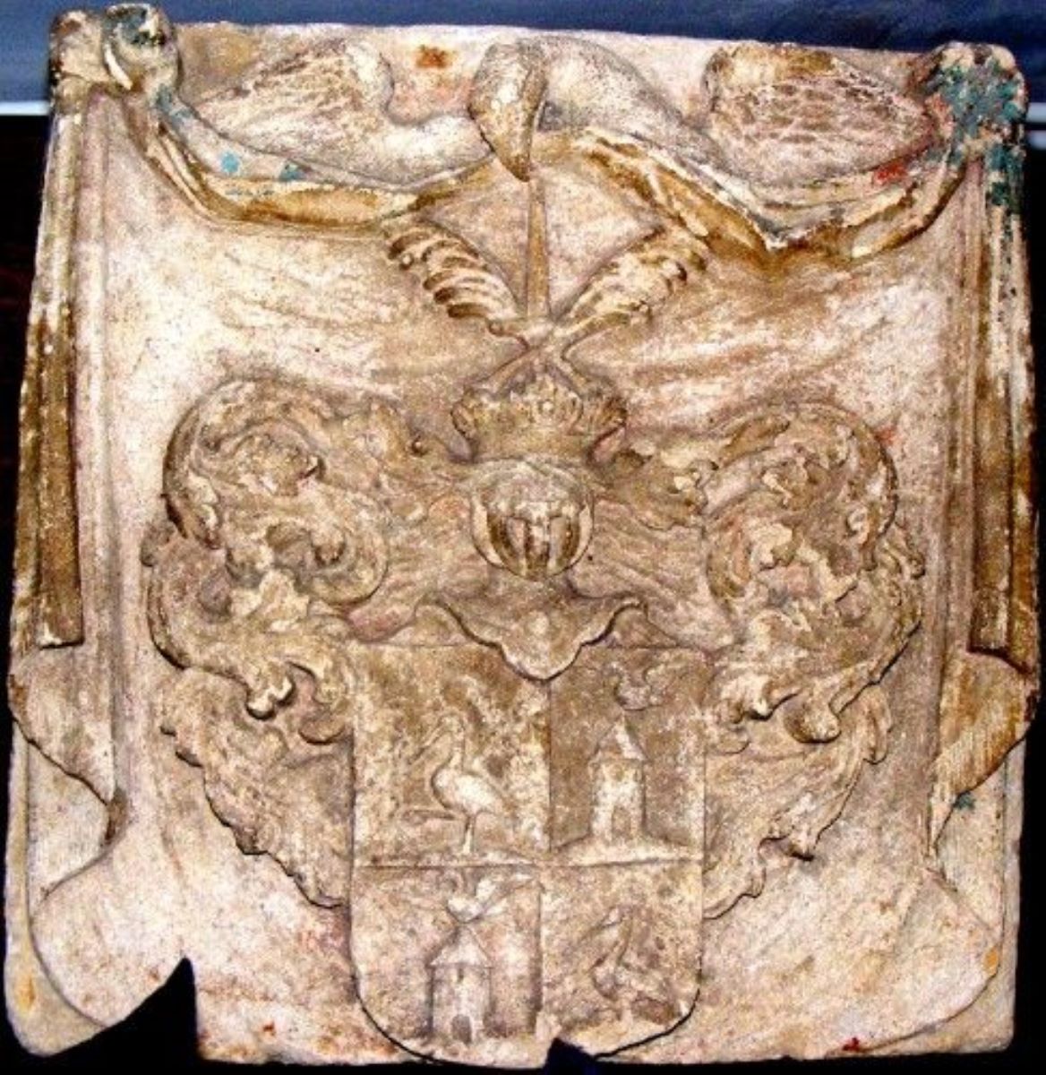 Blazonul lui Stephan Waldhueter von Adlershausen