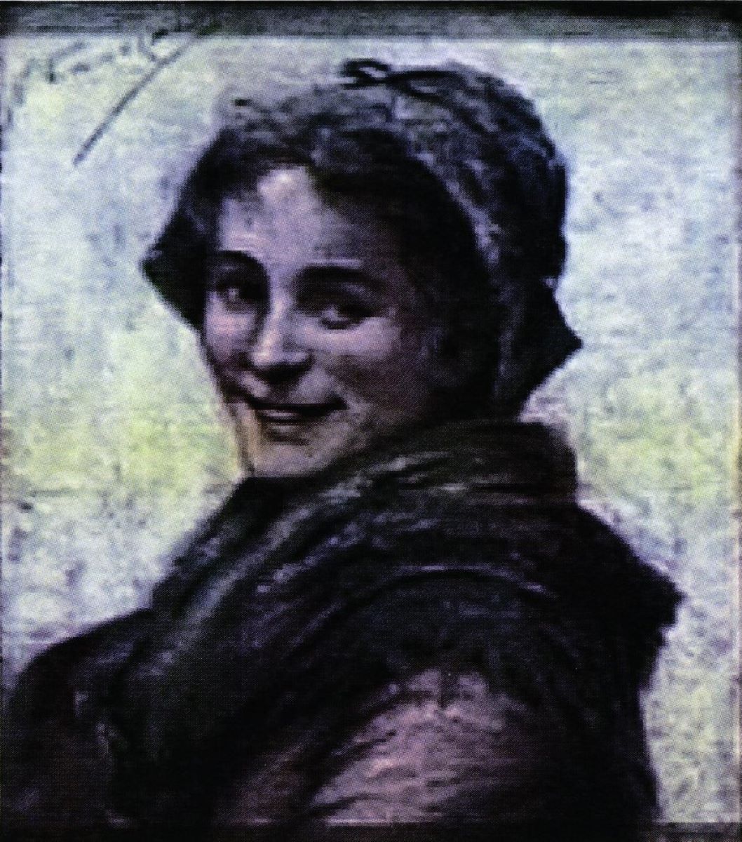 Bust de femeie tânără