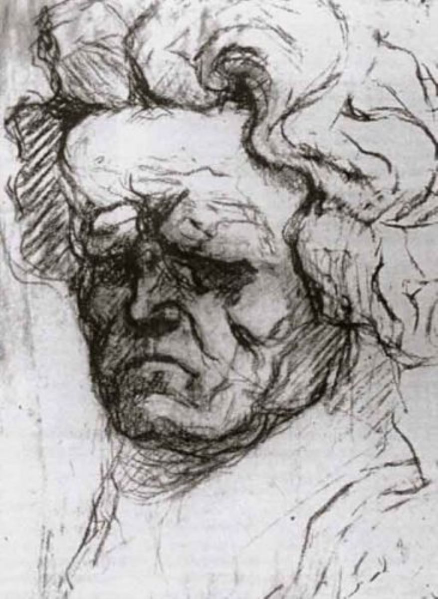 Studiu pentru bustul lui Beethoven