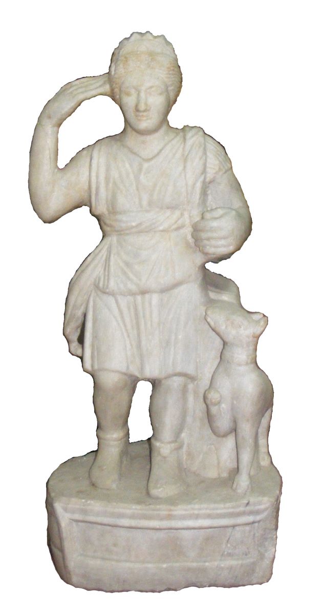 Statuetă reprezentând-o pe zeița Diana