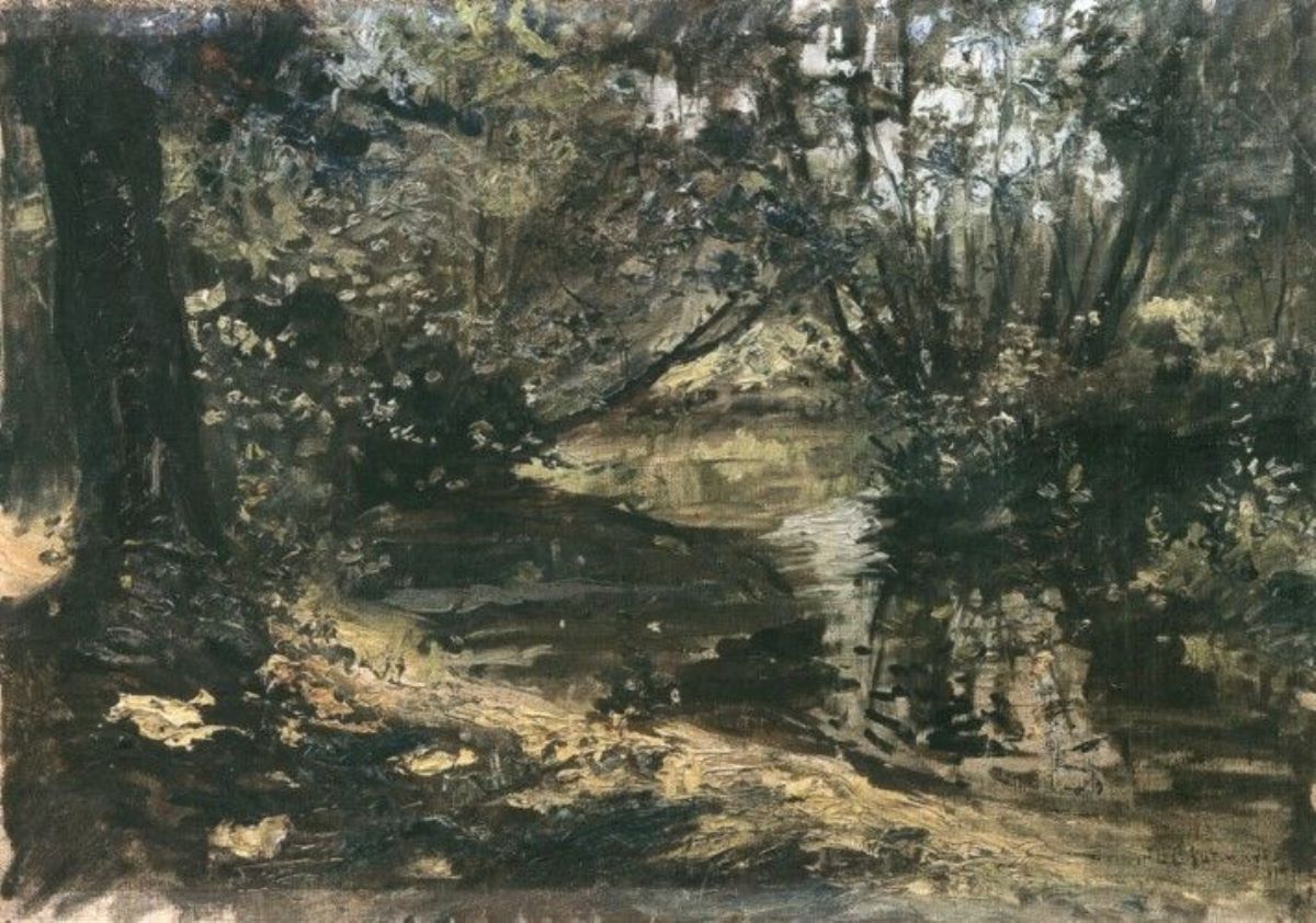 Lac în pădure