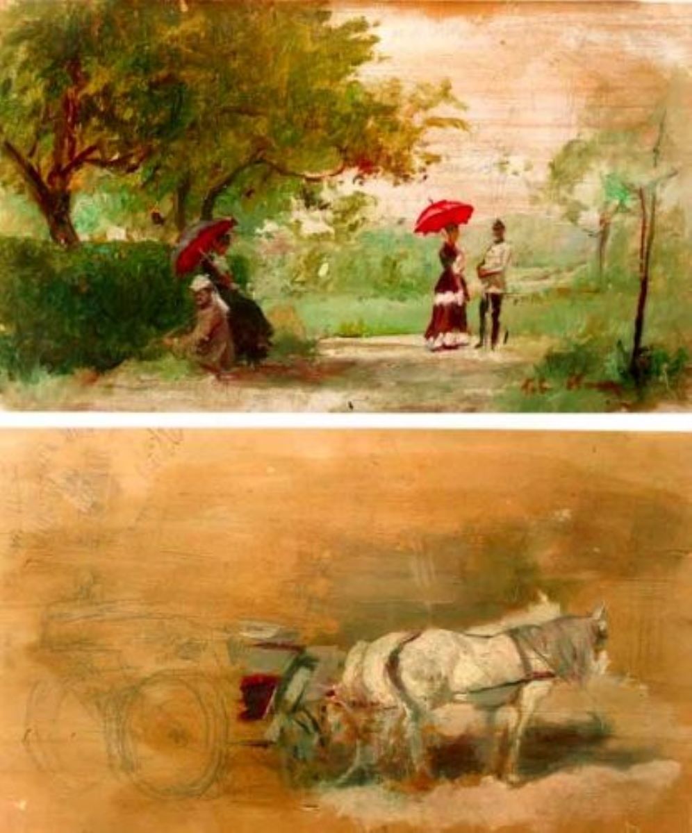 În parc