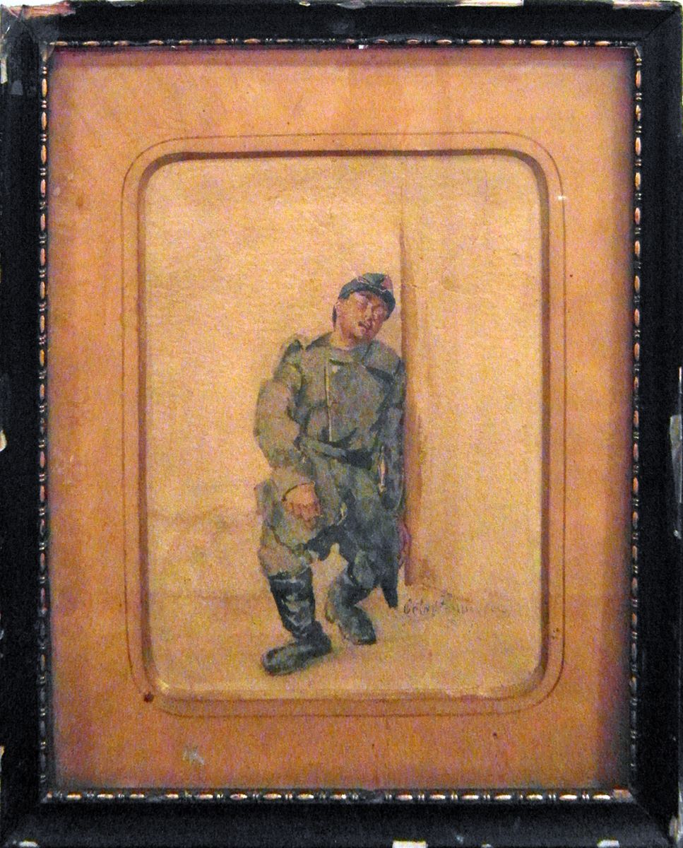 Soldat dormind