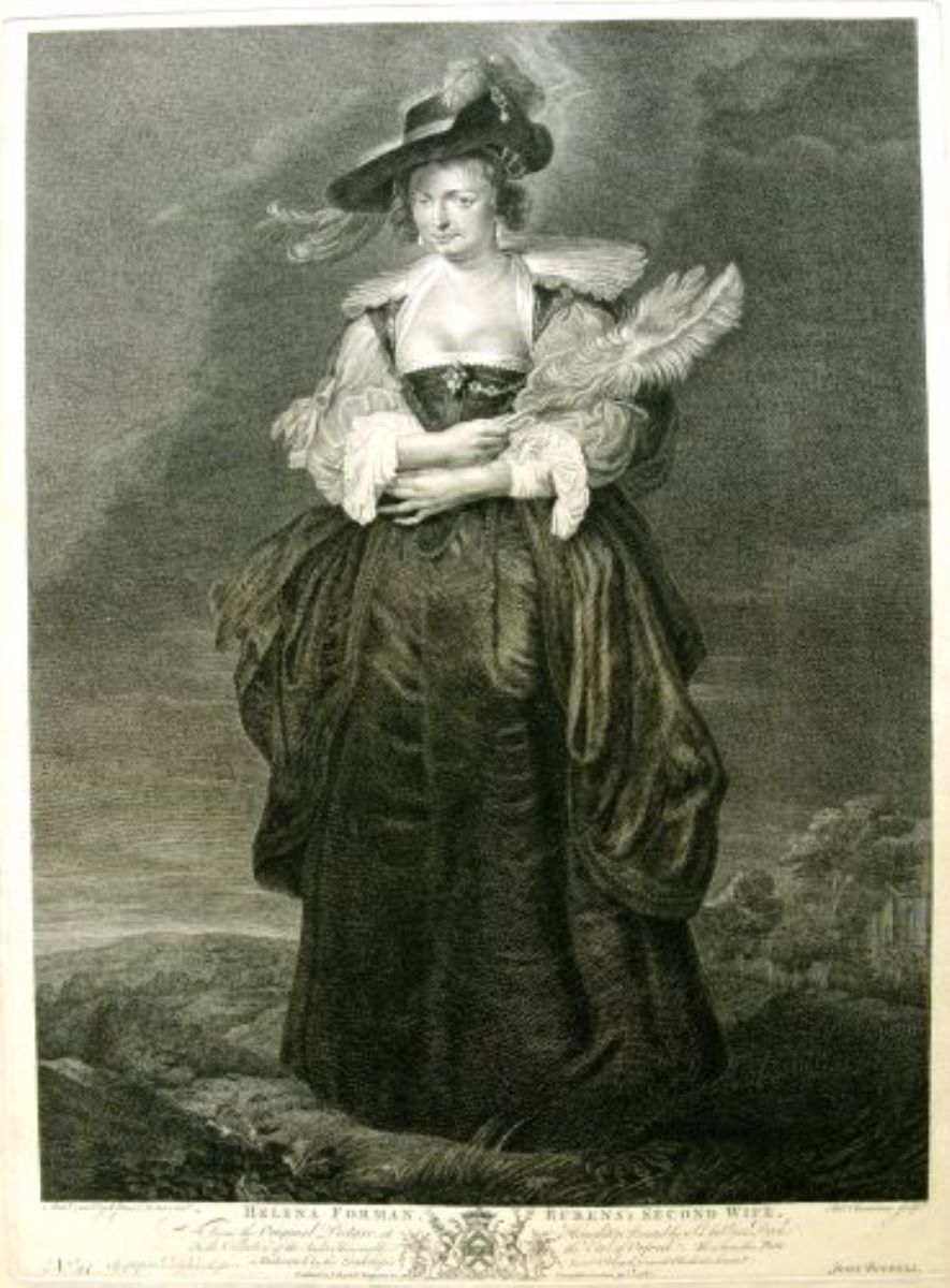 Helena Forman Rubens' second wife/Hélène Fourment, a doua soție a lui Rubens (în registrul inventar: ”Helene Fourment”)