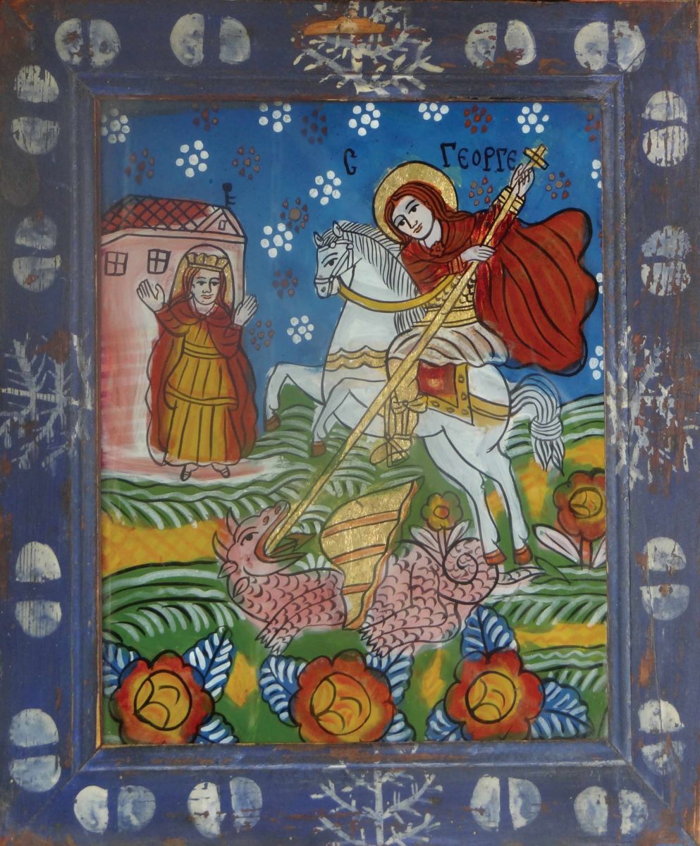 Sf. Mucenic Gheorghe, ucigând balaurul