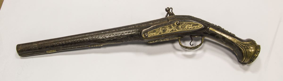 Pistol cu cremene de vânătoare, balcanic