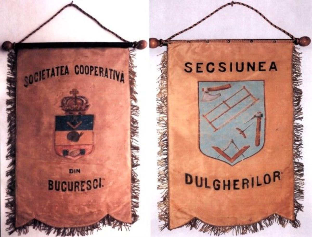 Steagul Societății Cooperativa din București, Secțiunea Dulgherilor