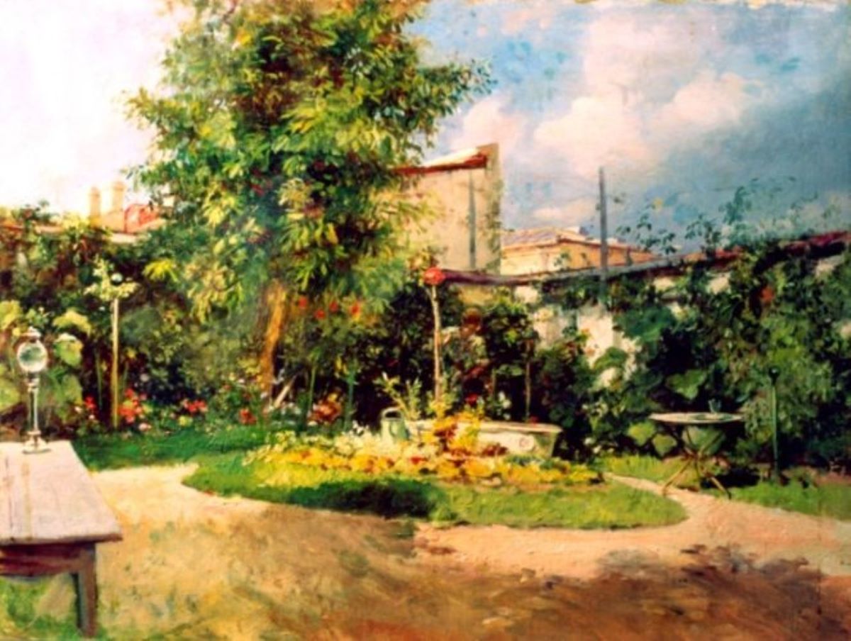 În grădina artistului