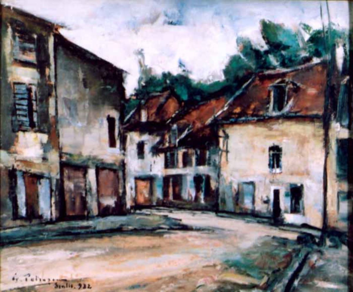 Peisaj citadin (Stradă din Senlis)
