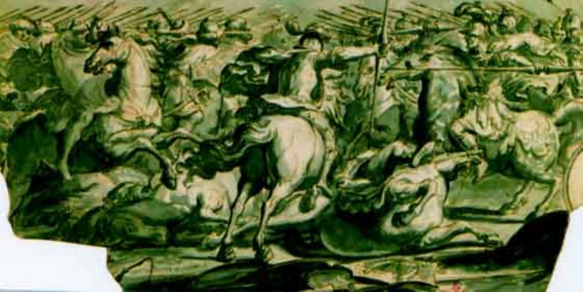 Confruntare între cavalerii creștini și turci