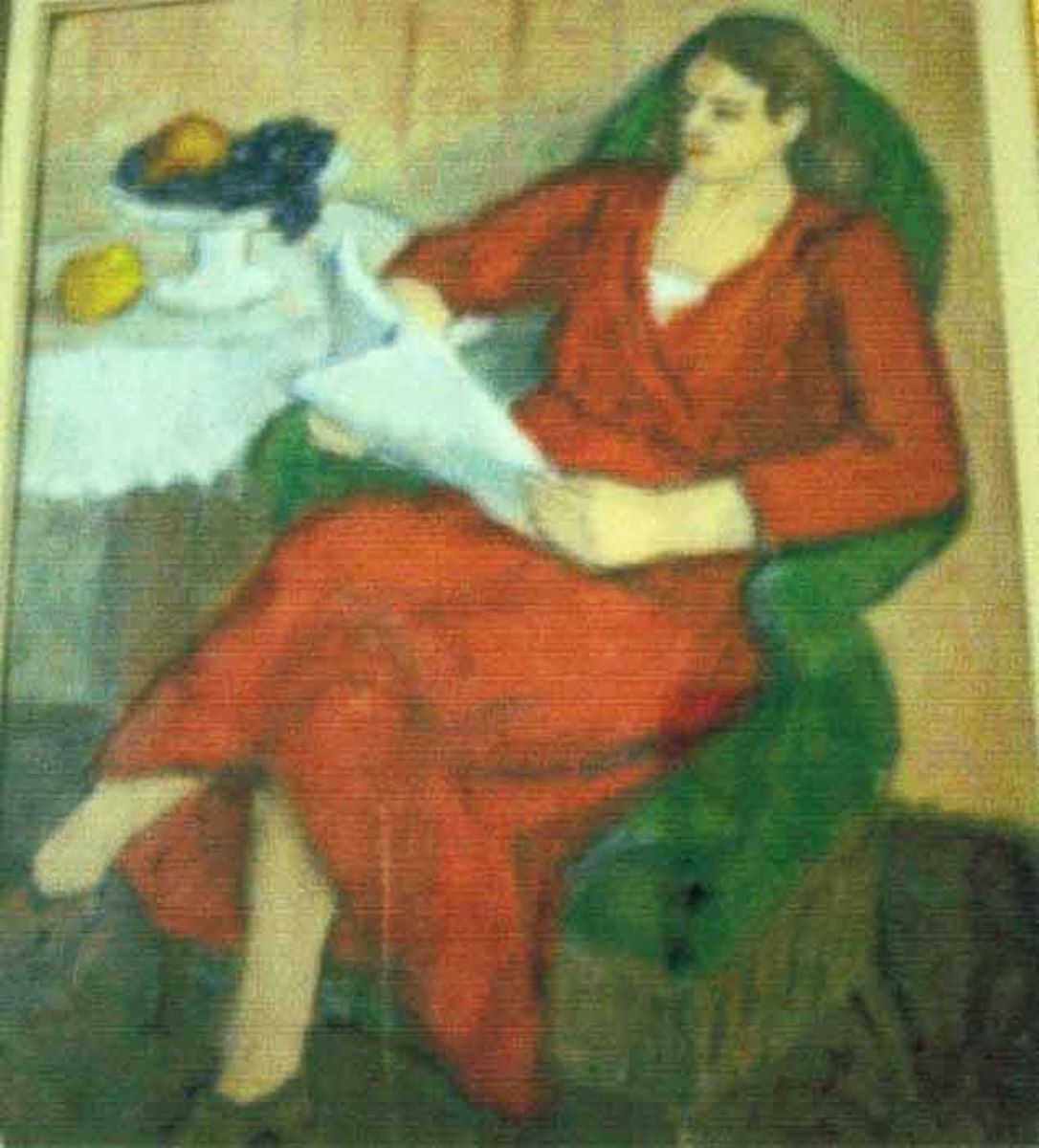 Femeie în roșu