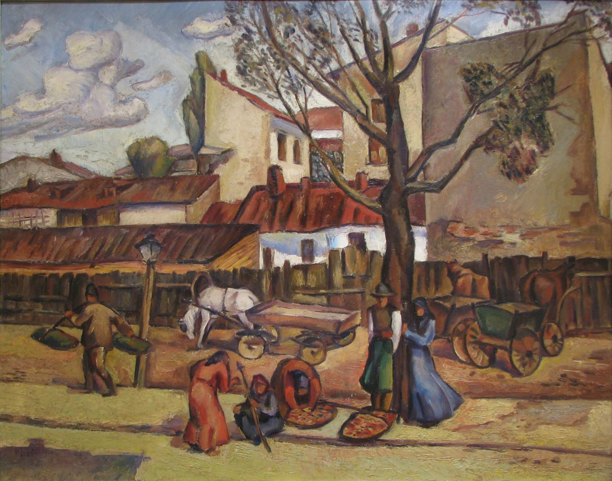 Piață din Bucureștii Vechi