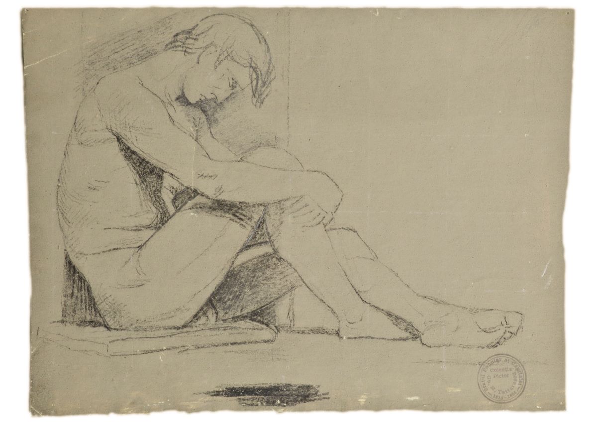 Nud de bărbat/ Maternitate (verso)