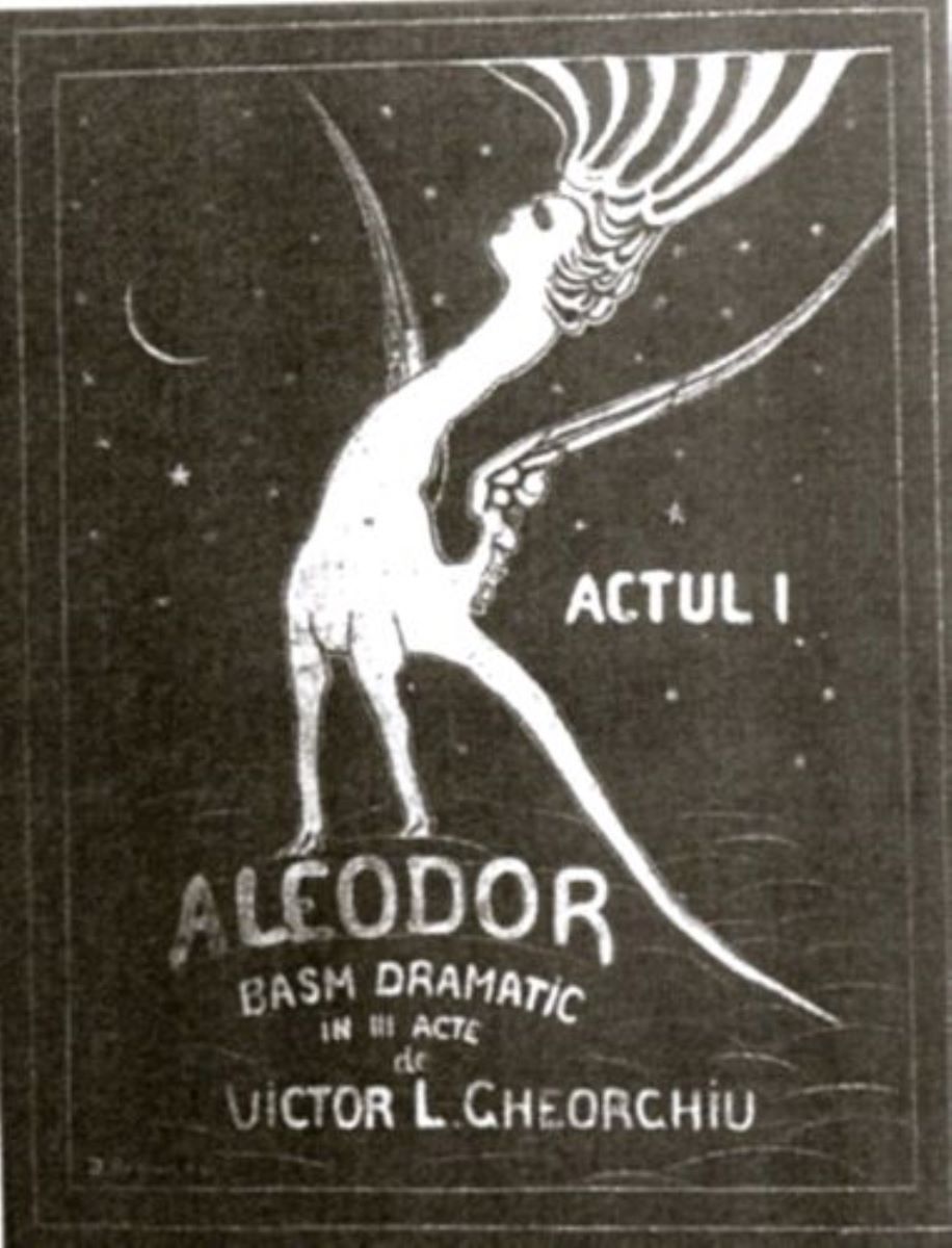 Himeră (Proiect de copertă pentru basmul dramatic "Aleodor" de Victor L. Gheorghiu)