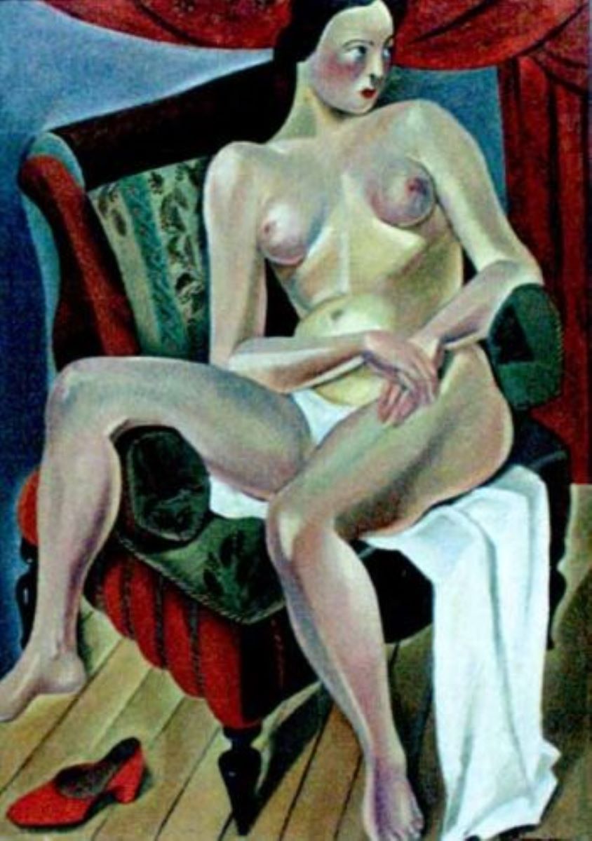 Nud pe fotoliu